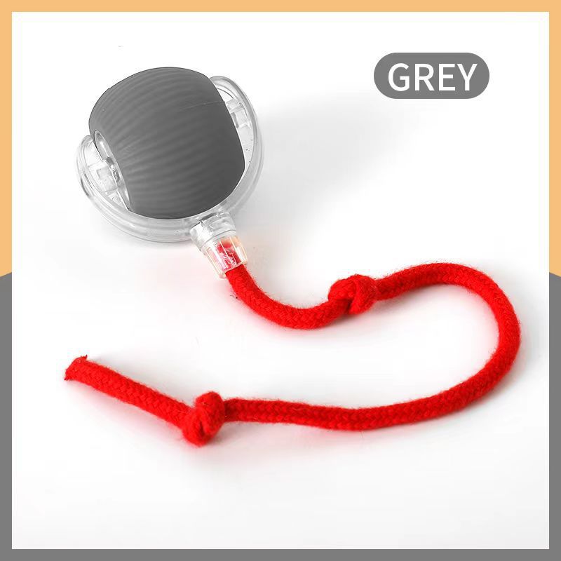 Smart Rolling Ball - Electric Pet Toy for Cats & Dogs, Self-Entertaining Interactive Ball with String, Pet Supplies