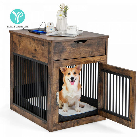 Modern Minimalist Pet Cabinet & Dog Crate