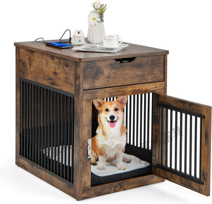 Modern Minimalist Pet Cabinet & Dog Crate
