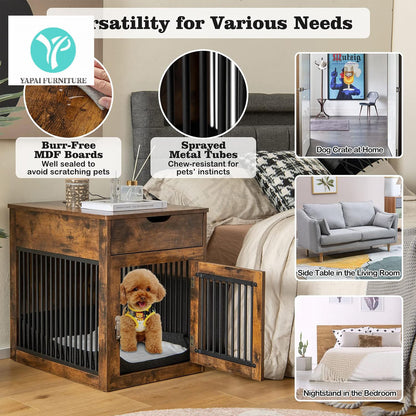 Modern Minimalist Pet Cabinet & Dog Crate